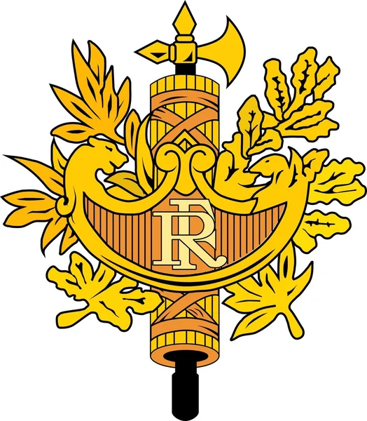 Franciaország címere Stock Fotó