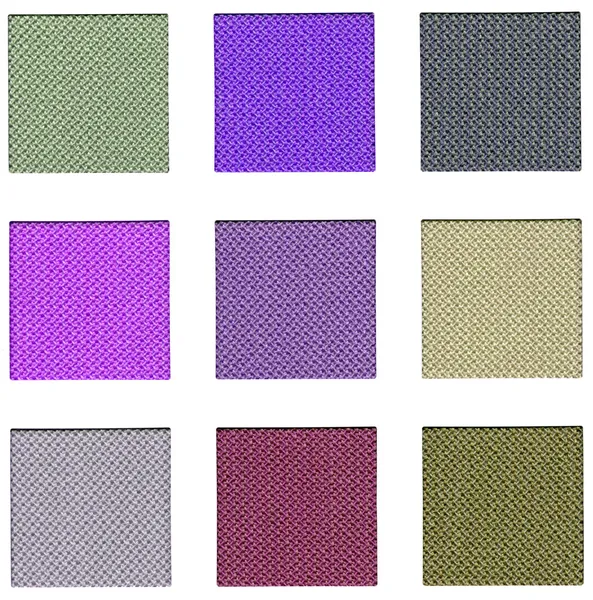 stock image Colour sampler with violet hues