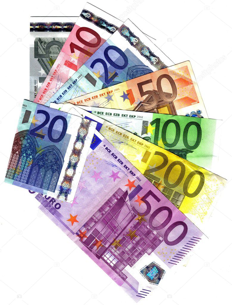 ALL THE EURO BANKNOTES