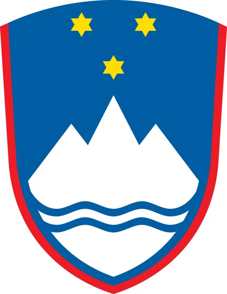 Szlovénia címere Stock Fotó
