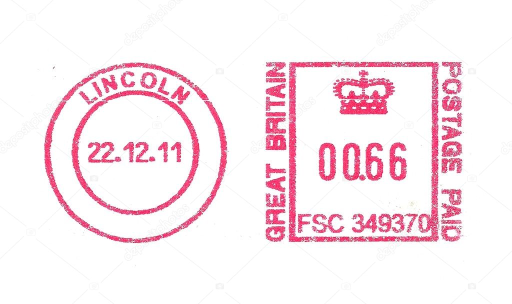 UK post stamp