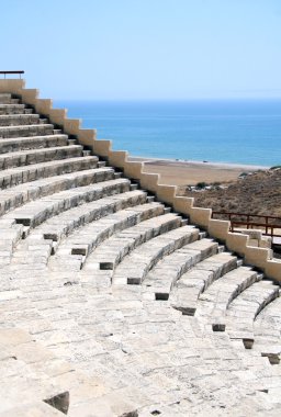 The Greco-Roman amphitheater Kourion clipart