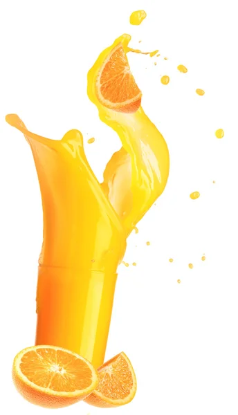 Stock image Orange Splash Isolated