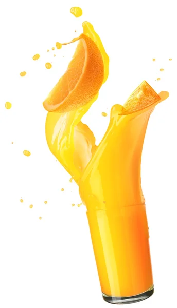 stock image Orange Splash Isolated