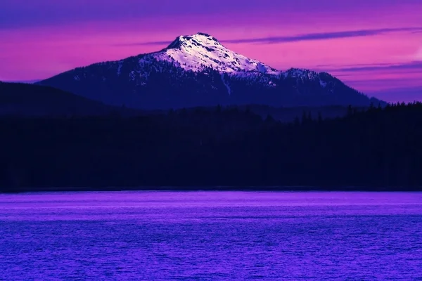 stock image Purple mountain