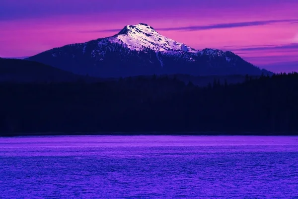 紫の山 ストック写真