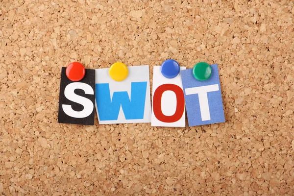 SWOT para planejamento de negócios — Fotografia de Stock