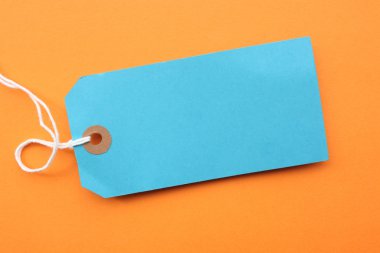 Blue Luggage Tag clipart