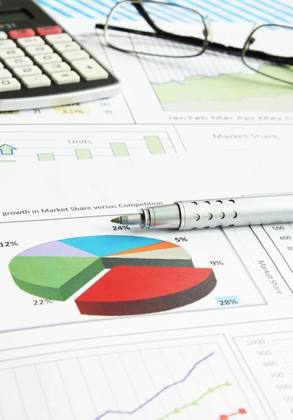 Business Graphs and Charts — Stock Photo, Image