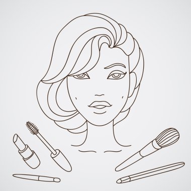 Makeup clipart