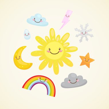 Cute weather clipart