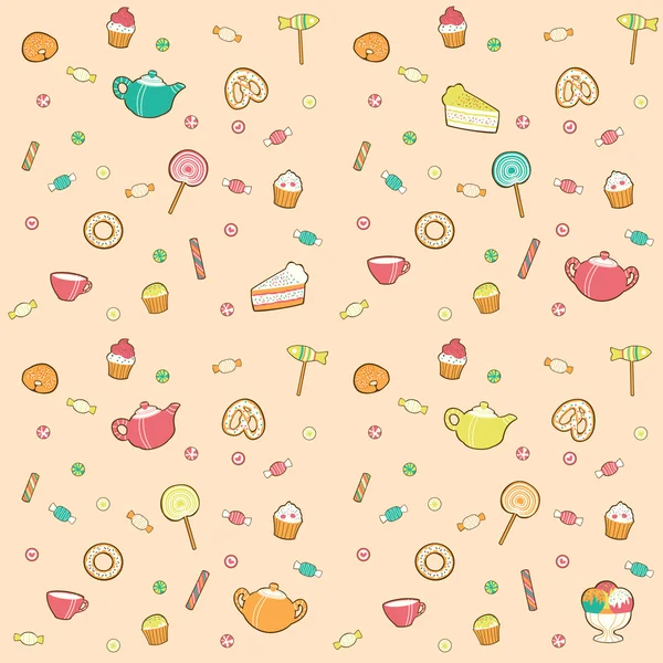 Modèle de bonbons — Image vectorielle