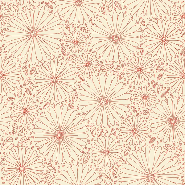 꽃 패턴 — 스톡 벡터