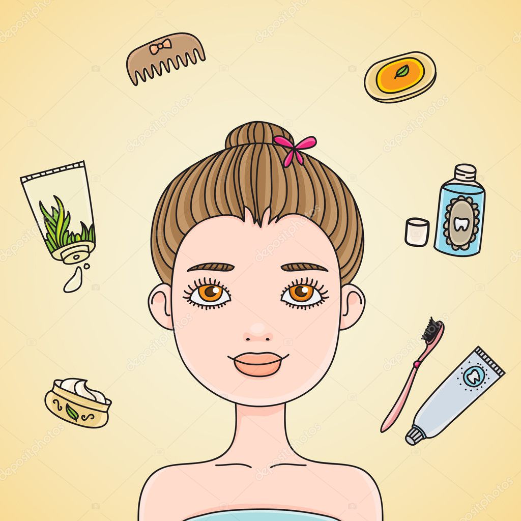 Face wash — Stock Vector © Nenochka #9828151