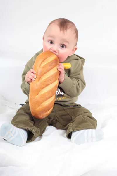 Anak lapar. — Stok Foto