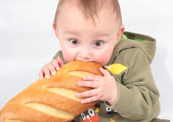 Anak lapar. — Stok Foto