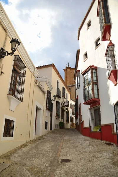 Ronda alley, old buildings — Stock Photo, Image