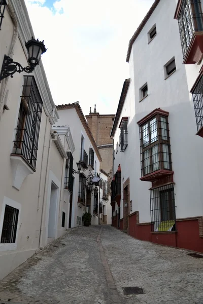 Ronda alley, old buildings — Stock Photo, Image