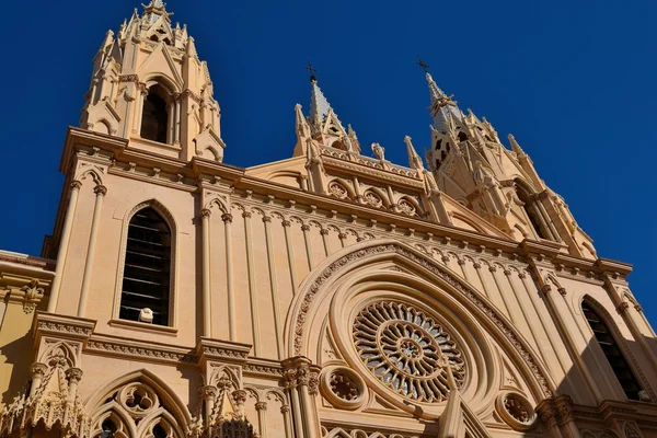 Kostel v centru města malaga — Stock fotografie