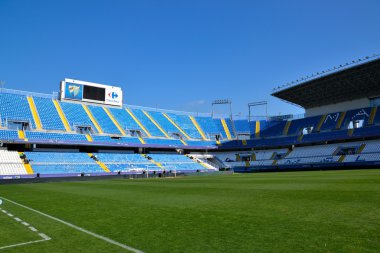 Rosaleda stadium in Malaga clipart