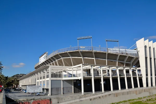 Rosaleda stadium in Malaga — Stock Photo, Image