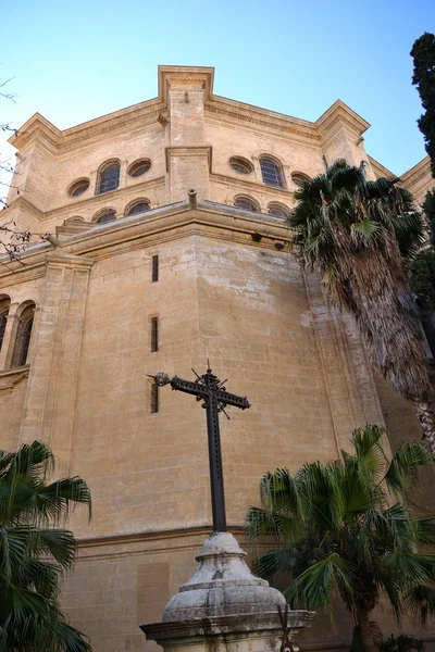 Una Chiesa cattolica a Malaga — Foto Stock