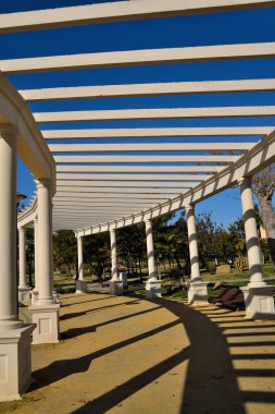 beyaz ayağı bir spiral, malaga park