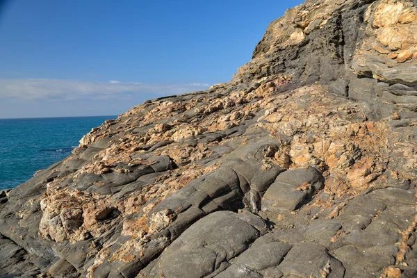 stock image A stone out of the sea in Nerja region