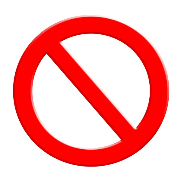 stock image Not Allowed Sign