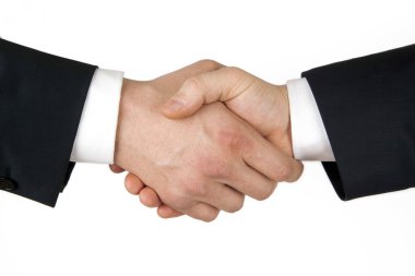 Business handshake clipart