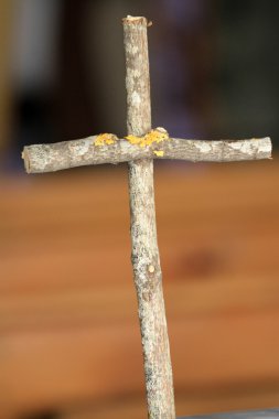 Croix en bois. clipart