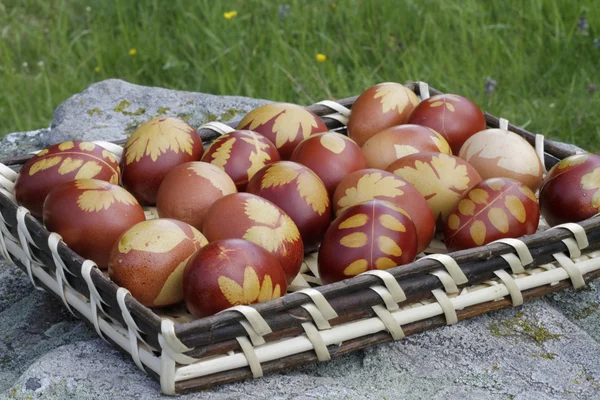Easter celebration. Eggs. — Stock Photo, Image