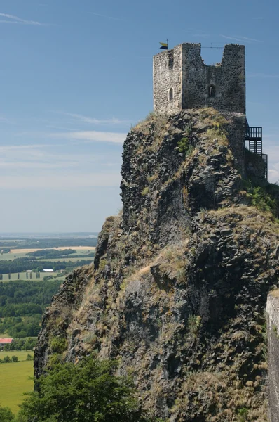 stock image Ruin of czech castle Trosky