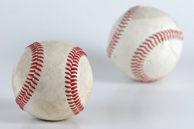 Vintage baseball closeup clipart