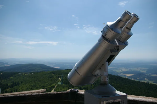 stock image The telescope on the observation tower