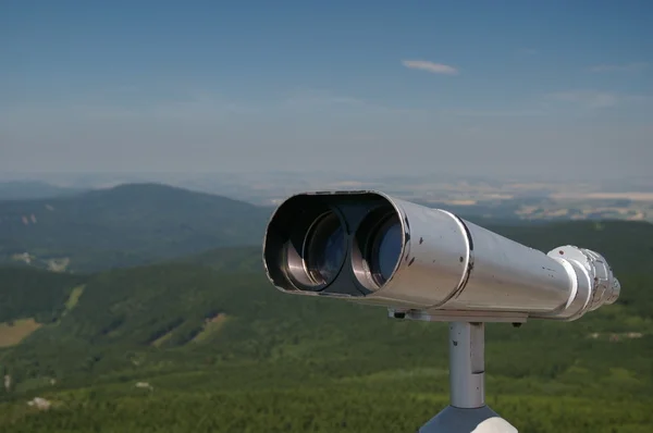 stock image The telescope on the observation tower