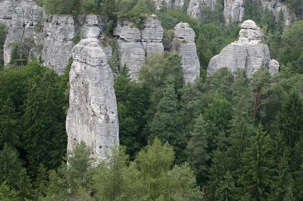 stock image Cesky Raj (Bohemian Paradise) rocks