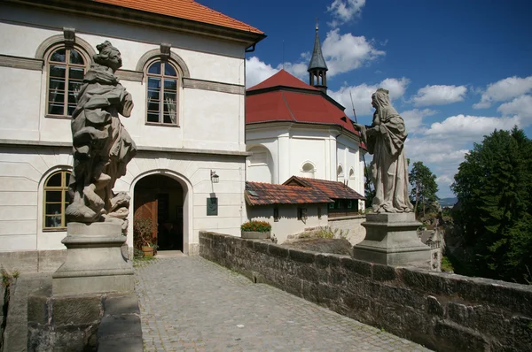Чеська-замок Valdstein — стокове фото