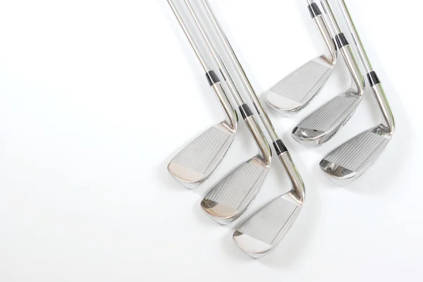 Golf clubs on white — Stock Photo, Image