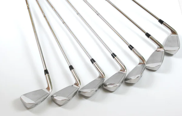 Clubes de golfe em branco — Fotografia de Stock