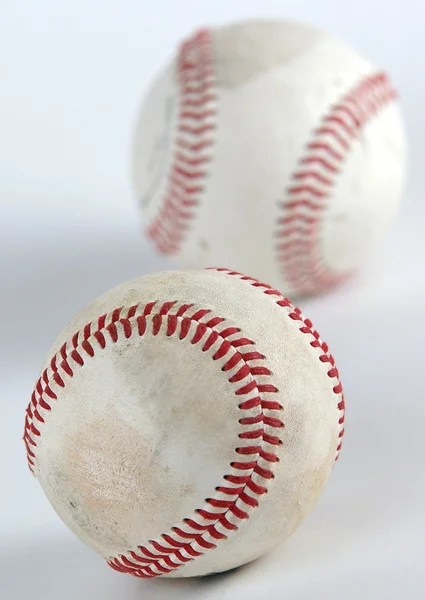 Крупним планом Vintage бейсбол — стокове фото