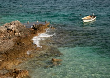 tekne ile Hvar Harbour