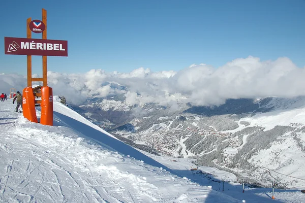 Village Meribel Francia —  Fotos de Stock