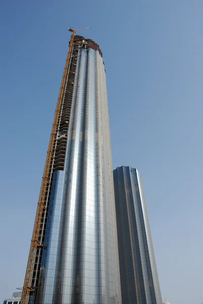 Byggnad under uppförande i Abu Dhabi — Stockfoto