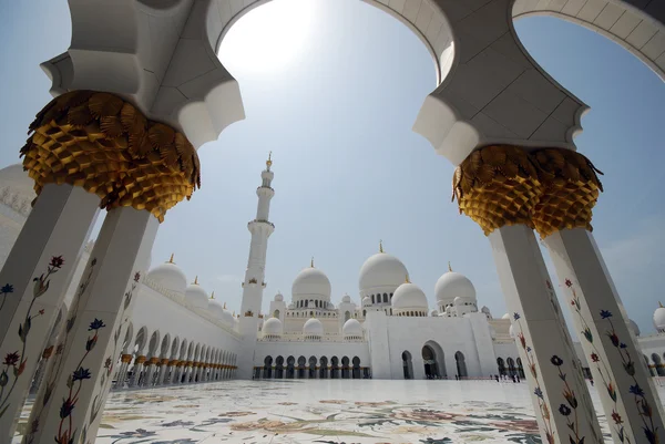 Zayed sejk Nagy Mecset — Stock Fotó