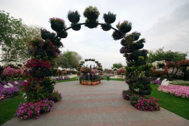 Hanging gardens of Al Ain clipart