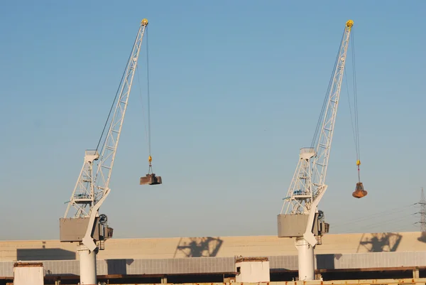 Two cranes — Stock Photo, Image