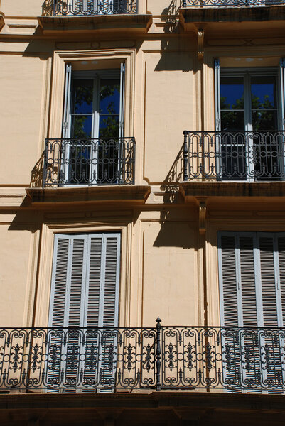 Historical building in the city Aix en provence in the south of France