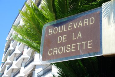 Boulevard de la croisette clipart