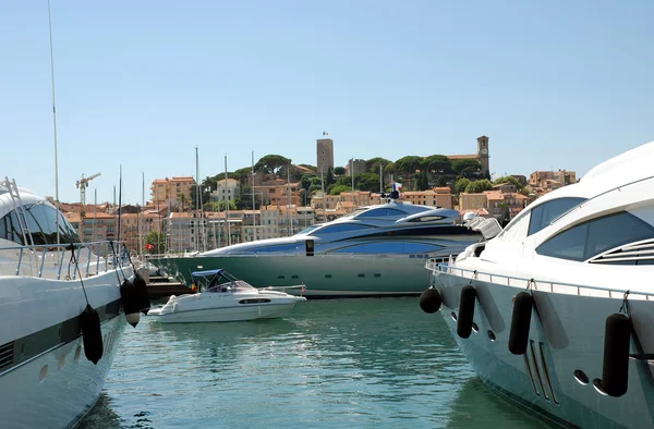 Yachts in Cannes — Stock Photo, Image